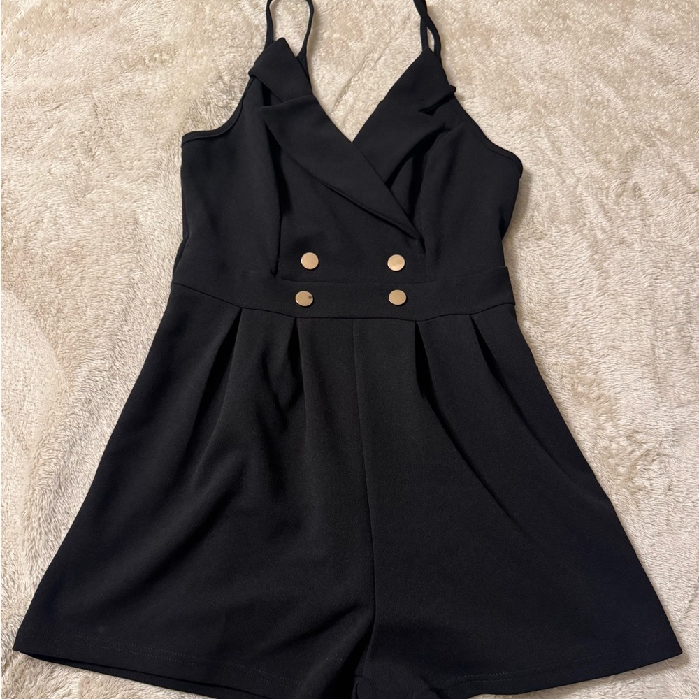 Stylish Black Romper